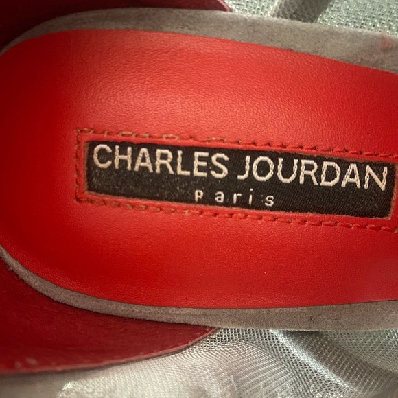 Charles Jourdan Paris Ecliptic Kid Suede Genuine Rabbit Fur Booties - Picture 5 of 6